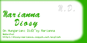 marianna diosy business card